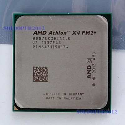 AMD Athlon X4 870K 4 Core 3.9 GHz AD870KXBI44JC  95W Socket FM2+ CPU Processors - Image 1 of 2
