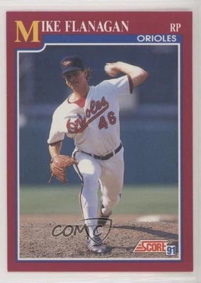 1991 Score Rookie & Traded Box Set Mike Flanagan #2T - Image 1 of 2