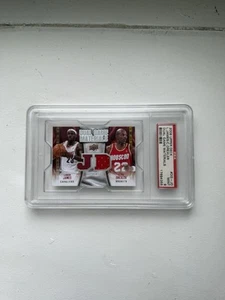 2009-10 Upper Deck Dual Materials LeBron James Clyde Drexler Game Worn Patch - Bild 1 von 4