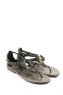 GISELE BüNDCHEN Sandalias Dianette Mujeres Sandalias Talla EU 40 negro-marrón - Imagen 1 de 4