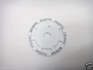 Ø26.5mm watch Day Disc FOR MOVEMENT ETA 2836 and 2834 WHITE  - Picture 1 of 2