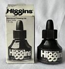Vintage Faber Castell Higgins Waterproof Drawing Ink, Black India 4415, 1 Fl. Oz