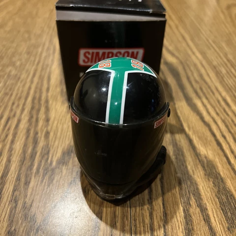 Bobby Labonte #18 Interstate Batteries Mini Replica Helmet Simpson w/ Box COA Cover