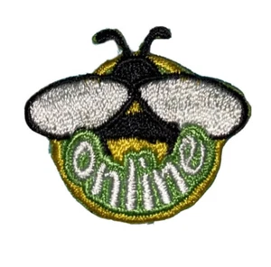 NEW*GIRL SCOUTS*Bumble Bee*ONLINE sales*Patches Crests Badge SCOUT GUIDES Add-On - Picture 1 of 2