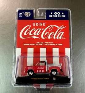 M2 MACHINES 1978 DODGE ADVENTURER 150 TRUCK A45 RED & BLACK COCA-COLA SERIES - Picture 1 of 5