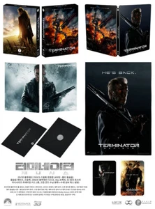 Terminator Genisys 3D Blu-ray [Limited Edition, SteelBook, Booklet, 3D+2D,2Disc] - Picture 1 of 6