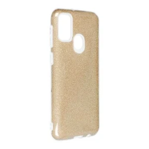 Etui na telefon komórkowy do Samsung Galaxy M21 Futerał ochronny Cover Bumper Etui Brokat Złoto - Zdjęcie 1 z 4