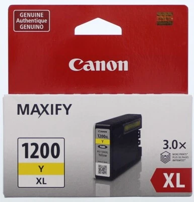 Cartucho de tinta amarilla Canon 1200XL Foto 1 de 2