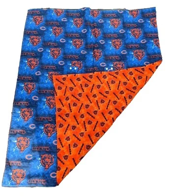 Chicago Bears toldo asiento de coche bebé azul y naranja, 41,5" por 34" sin marca Foto 1 de 4