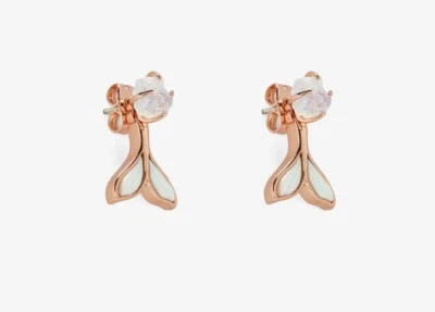 PENDIENTES CHAQUETA OREJA ALETA SIRENA PURA VIDA, Oro Rosa, ¡Nuevos Con Etiquetas! Foto 1 de 4