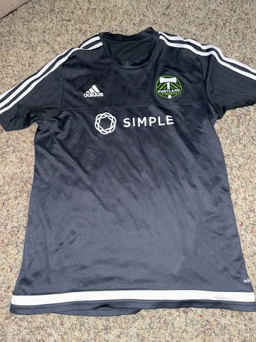 Portland Timbers Green Men's Training Pregame Jersey MLS Large Cover