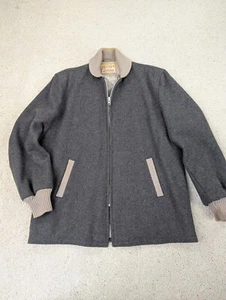 Chaqueta Lakeland Clicker Para Hombres 42 Gris Lana Vintage Coche Abrigo Crucero Años 50 60 Garra - Imagen 1 de 24
