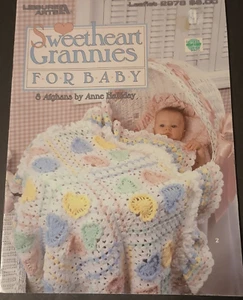Leisure Arts Sweetheart Grannies for Baby & Afghans Anne Halliday Vintage 1997 - Picture 1 of 5