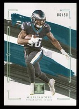 2021 Panini Impeccable Miles Sanders #/50 Card No #79