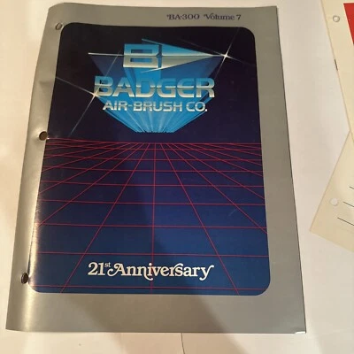 VINTAGE 21ST ANNIVERSARY BADGER AIR BRUSH CO CATALOG - 16 Pages Including Cover - Image 1 of 4