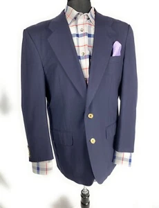 Nordstrom Mens International Sport Blazer 2 Button Jacket Men Navy 42 - Bild 1 von 8