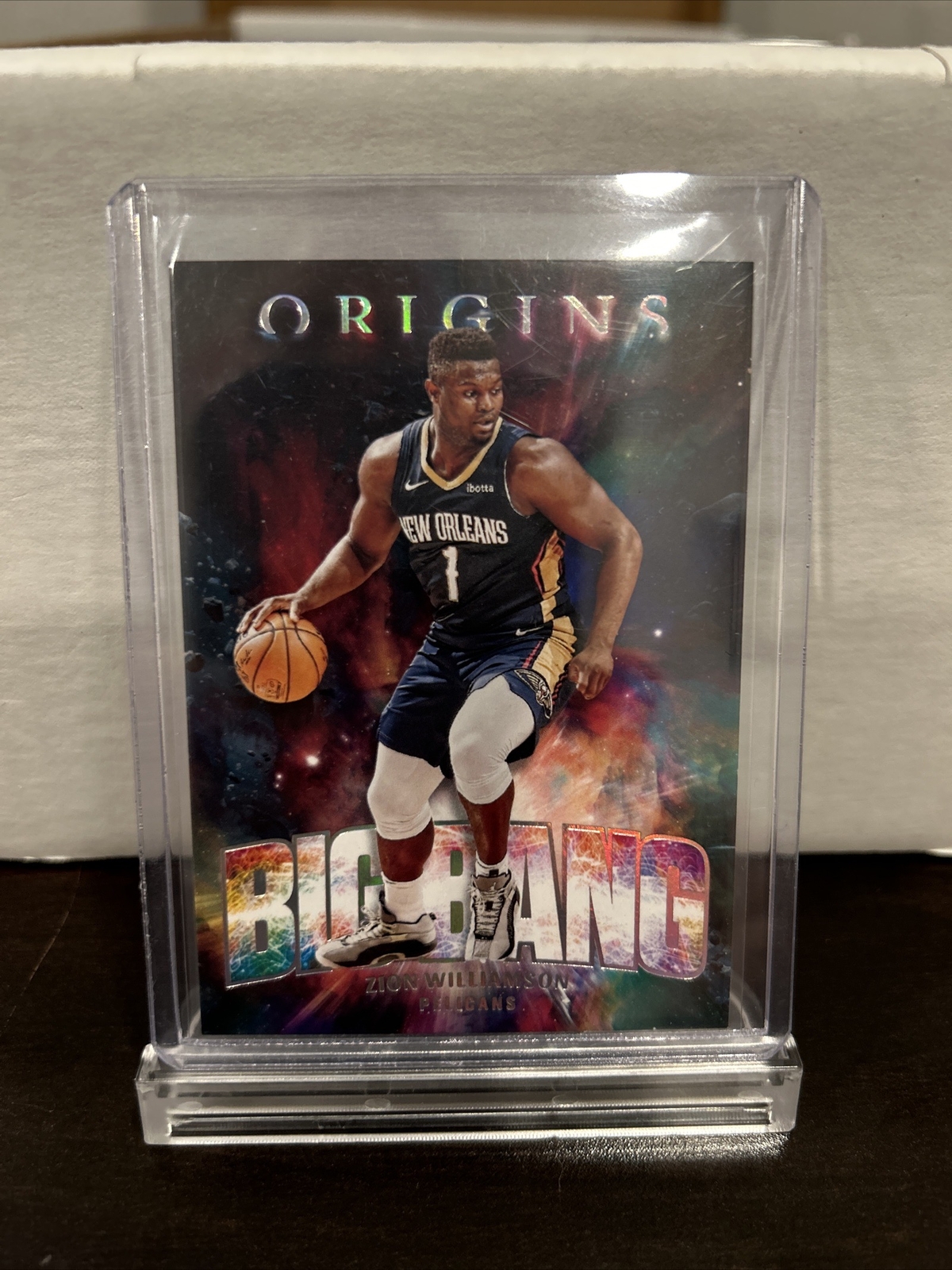 2021-22 Panini Origins #7 Zion Williamson Big Bang Case Hit SSP