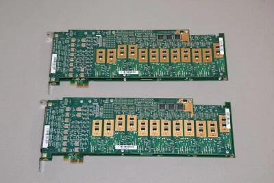 Lot 2 Dialogic Corp D/120JCT-LSE 44-0940-01 Analog Fax Board PCI Express x1 - Image 1 of 4