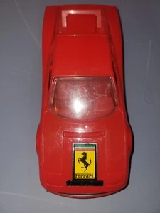 Vintage 80's Tootsietoy Ferrari Testarossa Plastic Car 11” L USED MADE USA (N) - Picture 1 of 8