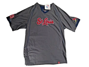 Men's St. Louis Cardinals Grey Short Sleeve Baseball Jersey Size Medium New Tags - Picture 1 of 8