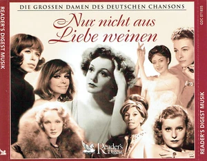 (5CDs) Nur Nicht Aus Liebe Weinen - Zarah Leander, Hildegard Knef, Alexandra - Bild 1 von 4