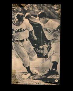 Ted Kluszewski Richie Ashburn JSA Coa Signed 5x8 Vintage Photo Autograph - Picture 1 of 3