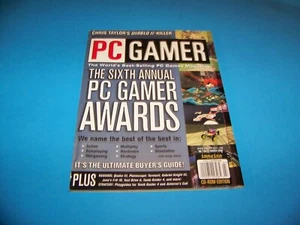 Vintage Computer Video Game Magazine 2000 PC Gamer Sixth Annual PC Gamer Awards - Imagen 1 de 3