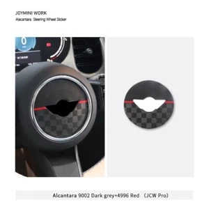 Made of Alcantara Car Steering Wheel Cover For Mini Cooper F54-F60 R55-R61 JCW - Foto 1 di 9