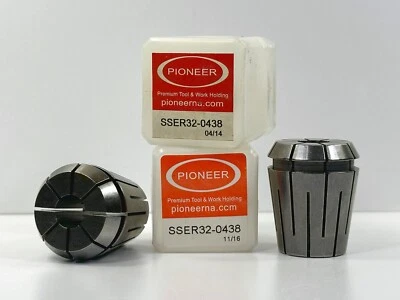 PIONEER SSER32-0438 Used ER32 Collets 2pcs - Image 1 of 2