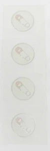 MRS GROSSMANS BABY NAPPY PINS PINK STICKER STRIP BN & NLA - Picture 1 of 1