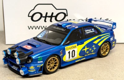 1:18 Otto Mobile Subaru Impreza WRC Rallye Monte Carlo Mäkinen OT784 NEW - Image 1 of 4