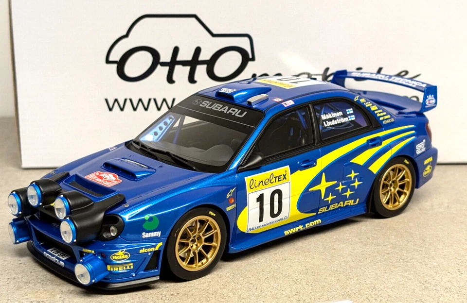 1:18 Otto Mobile Subaru Impreza WRC Rallye Monte Carlo Mäkinen OT784 NEU - Bild 1 von 4