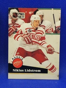 1991-92 Pro Set Niklas Lidstrom Rookie Card RC #531 A953 - Picture 1 of 2