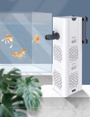 4-in-1 Internal Aquarium Filter 500–1800L/H – Pump, Wave Maker + Oxygen Aerator - Image 1 of 4