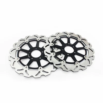 2 Front Brake Rotors For Kawasaki ZX12R NINJA 1200 2000-2003 ZX9R 900 1994-1997 - Imagem 1 de 4