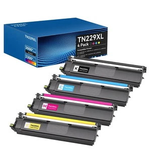 Paquete de 4 cartuchos de tóner N229XL para Brother HL-L3280CDW MFC-L3780CDW alto rendimiento - Imagen 1 de 1
