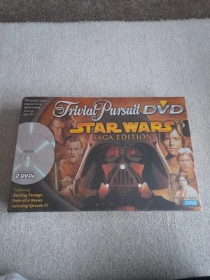 Trivial Pursuit Star Wars Saga Edition With DVD Complete Board Game - Image 1 of 2