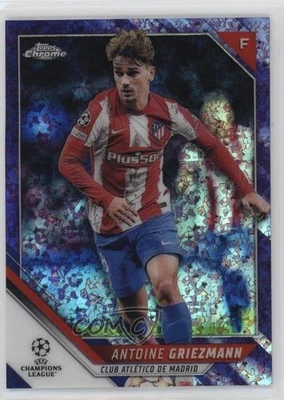 2021 Topps Chrome UCL Purple Mini-Diamond Refractor /250 Antoine Griezmann #171 - Image 1 of 2