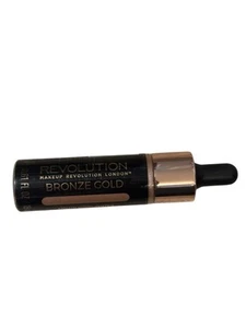 Iluminador líquido Makeup Revolution Beauty, bronce dorado - Imagen 1 de 4