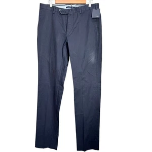 Incotex NWT Benn Pants 34 Blue 100% Cotton Modern Fit Casual Summer Incochino - Picture 1 of 18