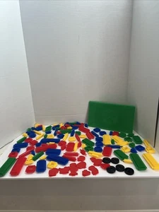 Large Lot Of Vintage Playskool Bristle Blocks - Picture 1 of 7