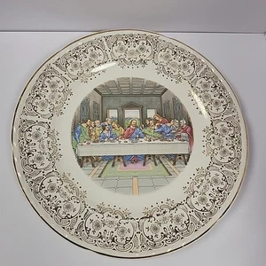 The Last Supper collector's plate 10" Jesus & disciples Crooksville China Co USA - Picture 1 of 6