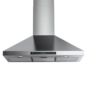 Wall Mount Range Hood 30 Inch,Ductless/Ducted Convertible, 780 CFM Kitchen Ve... - Picture 1 of 7