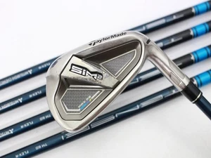 Y0622 Used 7054 Taylormade Sim2 Max Os Iron Tensei Blue Tm60 Jp /R 5-Piece Set 6 - Picture 1 of 6