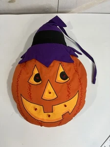 DE COLECCIÓN HALLOWEEN ILUMINAR TELA DE CALABAZA 1991 AVON GORDON CALABAZA DECORACIÓN DE VENTANA - Imagen 1 de 24