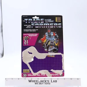 Tarjetero Wildrider Menasor Stunticons 1986 de colección Hasbro G1 Transformers - Imagen 1 de 2