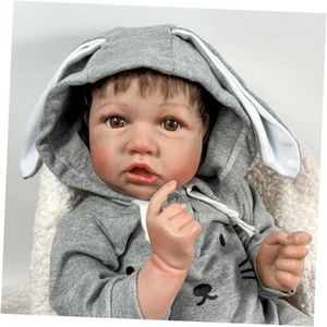 Realistic Reborn Baby Dolls Boy, 22 Inches Realistic Newborn Soft Vinyl Baby - Picture 1 of 8