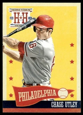2013 Panini Hometown Heroes Chase Utley Philadelphia Phillies #114 - Imagem 1 de 2