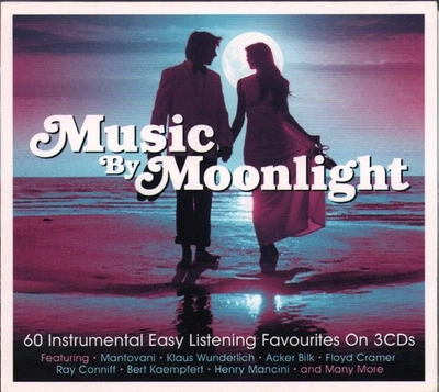 Various Artists Music By Moonlight triple CD UK One Day Music 2015 60 - Image 1 of 2