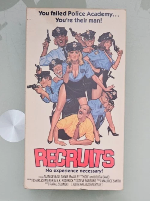 lolita davidovich  RECRUITS  jon mikl thor   VHS VIDEOTAPE not dvd - Image 1 of 2